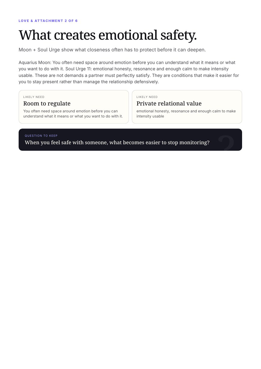 Maya love and attachment page